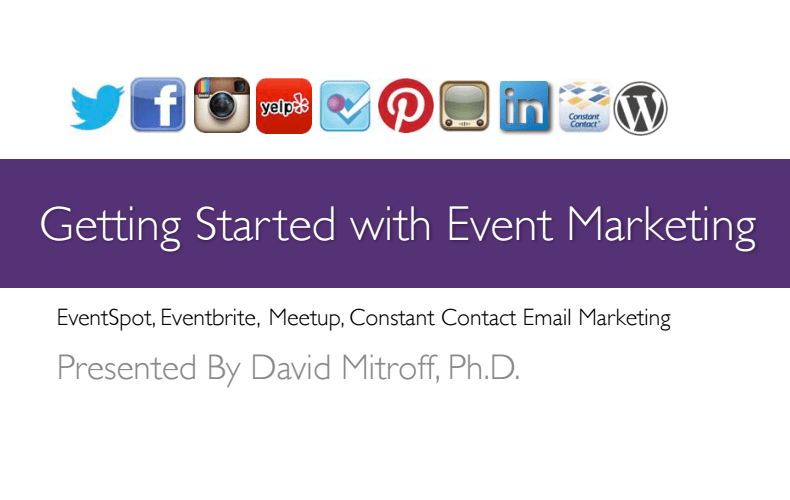 Walnut Creek Event Marketing Workshop Walnut Creek Event Marketing Workshop